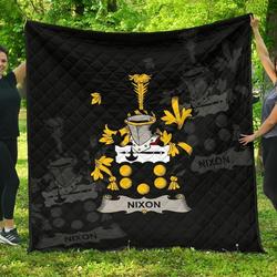 Nixon Ireland Irish Family Crest JFJ10587 3D Customized Quilt 2707 and Home Decor