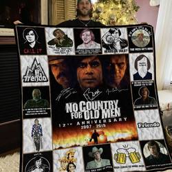 No Country For Old Men Poster Quilt Blanket and Home Decor