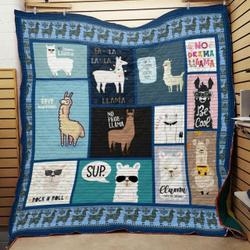 No Prob-Llama Quilt V2 and Home Decor