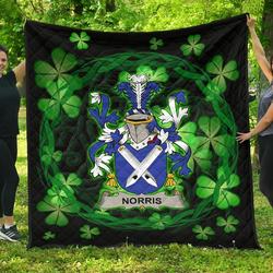 Norris Ireland Irish Celtic Shamrock Knot Circle JFJ10622 3D Customized Quilt 2707 and Home Decor