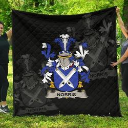 Norris Ireland Irish Family Crest JFJ10619 3D Customized Quilt 2707 and Home Decor