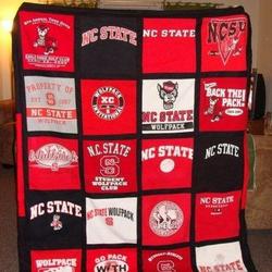 North Carolina State Wolfpack Quilt Blanket Lv01  Quilt and Home Decor