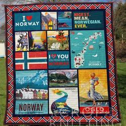 Norway Quilt Blanket Ver 6  Quilt and Home Decor