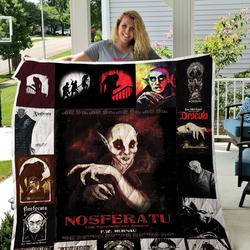Nosferatu Quilt Blanket 0356 and Home Decor