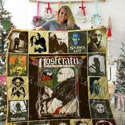 Nosferatu Quilt Blanket and Home Decor
