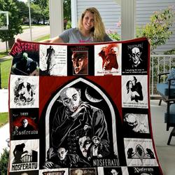 Nosferatu Quilt Blanket For Fans and Home Decor