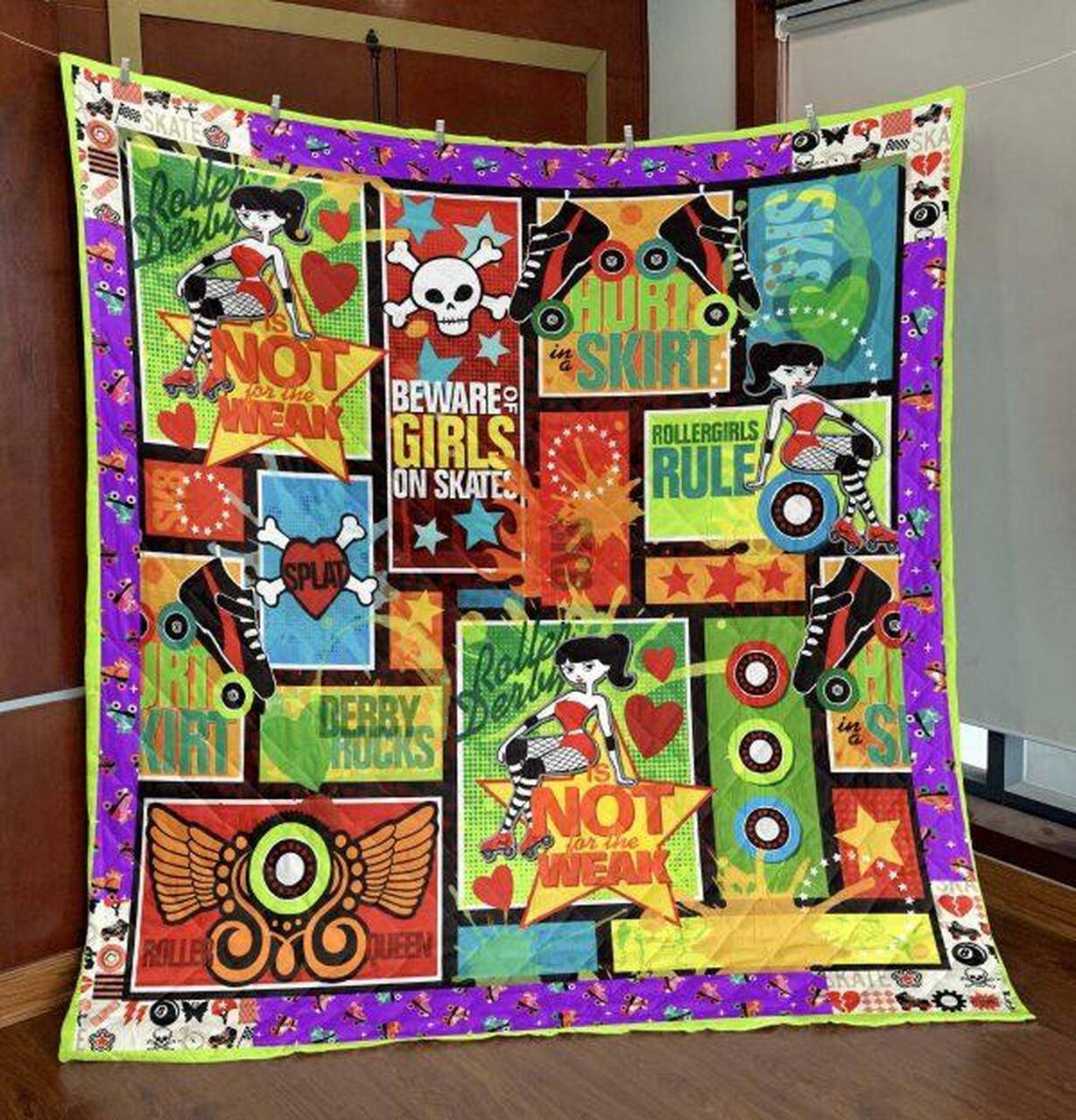 Not For The Weak Quilt Blanket Lu88 Quilt and Home Decor