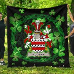 Nugent Ireland Irish Celtic Shamrock Knot Circle JFJ10642 3D Customized Quilt 2707 and Home Decor