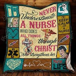 Nurse Cl19100626Mdq Quilt Blanket and Home Decor
