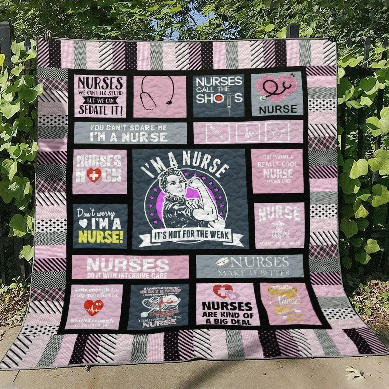 Nurse D010771 Quilt Blanket and Home Decor