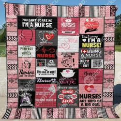 Nurse Life Hur Quilt wg and Home Decor