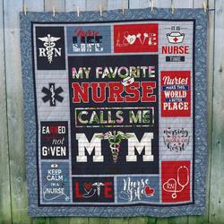 Nurse Mom Blanket Th10072019 Quilt and Home Decor