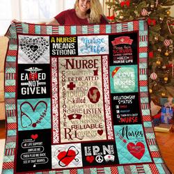 Nurse Quilt Blanket Bbb121117Ht and Home Decor