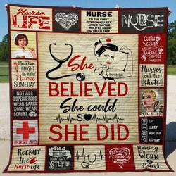 Nurse Quilt Blanket  Quilt and Home Decor