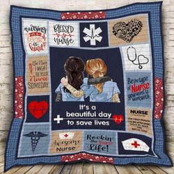 Nurse To Save Lives Blanket Th10072019 Quilt and Home Decor