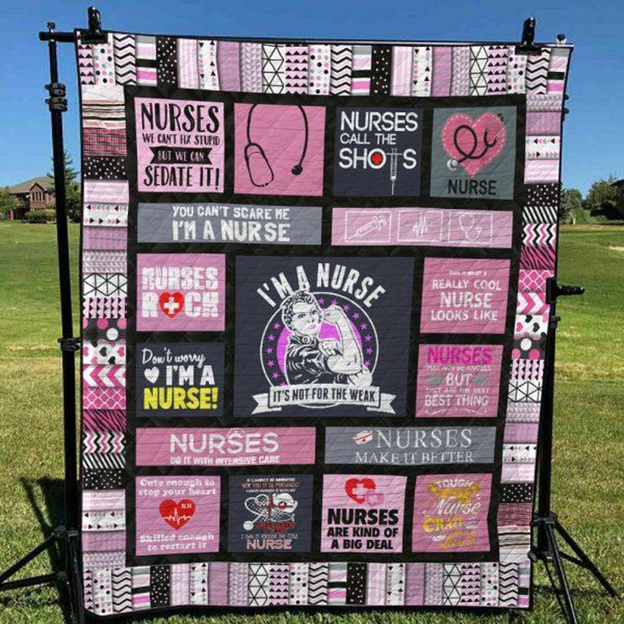 Nurses Quilt Blanket Quilt and Home Decor