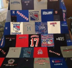 Ny Rangers Quilt Blanket Pt27  Quilt and Home Decor