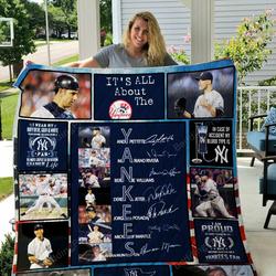 Ny Yankee Quilt Blanket and Home Decor