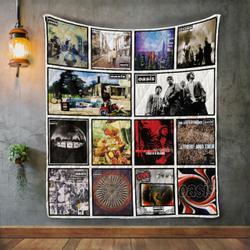 Oasis Album Covers Quilt Blanket and Home Decor
