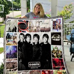 Oasis Albums Cover Poster Quilt and Home Decor