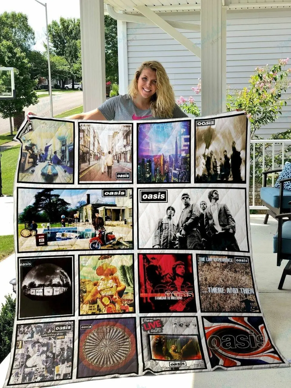 Oasis Quilt Blanket and Home Decor