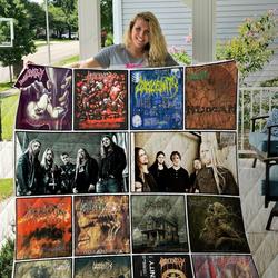 Obscenity Quilt Blanket and Home Decor