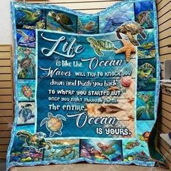 Ocean And Life Ah Quilt Derqns and Home Decor