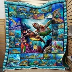 Ocean And Life Ah Quilt Derqyy and Home Decor