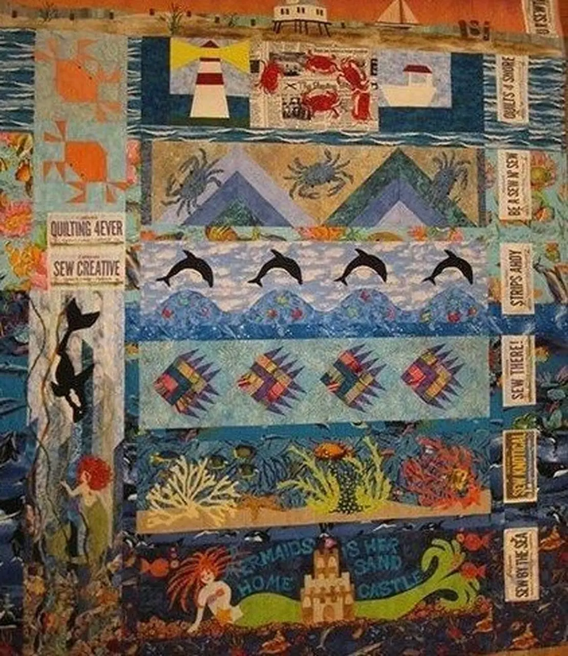 Ocean Cla1910362Q Quilt Blanket and Home Decor