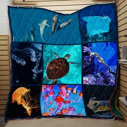 Ocean Quilt Fabric and Home Decor