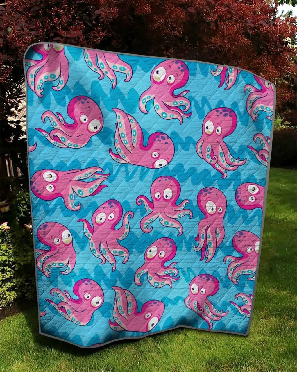 Octopus Dd Quilt Tdhaa and Home Decor