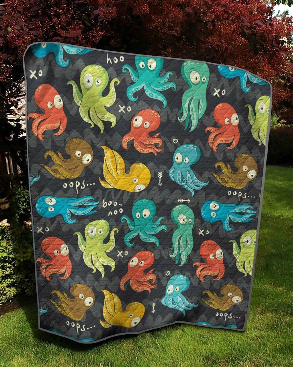 Octopus Dd Quilt Tdhdh and Home Decor