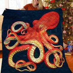 Octopus JFJ10731 3D Customized Quilt 2707 and Home Decor