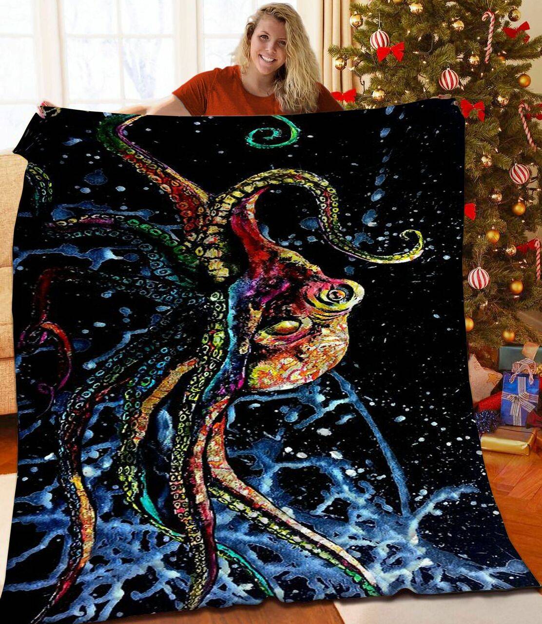 Octopus JFJ10742 3D Customized Quilt 2707 and Home Decor
