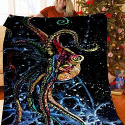 Octopus JFJ10742 3D Customized Quilt 2707 and Home Decor