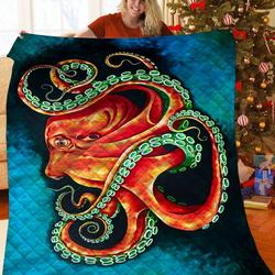 Octopus JFJ10743 3D Customized Quilt 2707 and Home Decor