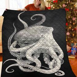 Octopus JFJ10753 3D Customized Quilt 2707 and Home Decor