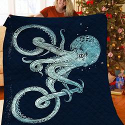 Octopus JFJ10757 3D Customized Quilt 2707 and Home Decor