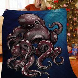 Octopus JFJ10758 3D Customized Quilt 2707 and Home Decor