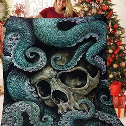 Octopus JFJ10760 3D Customized Quilt 2707 and Home Decor