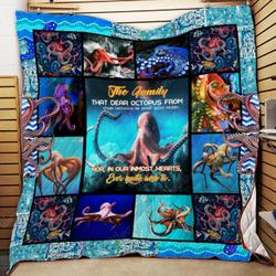 Octopus Quilt and Home Decor