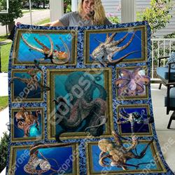 Octopus V2 3D Customized Quilt and Home Decor