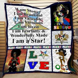 Oes I Am Strong And Beautiful Quilt and Home Decor