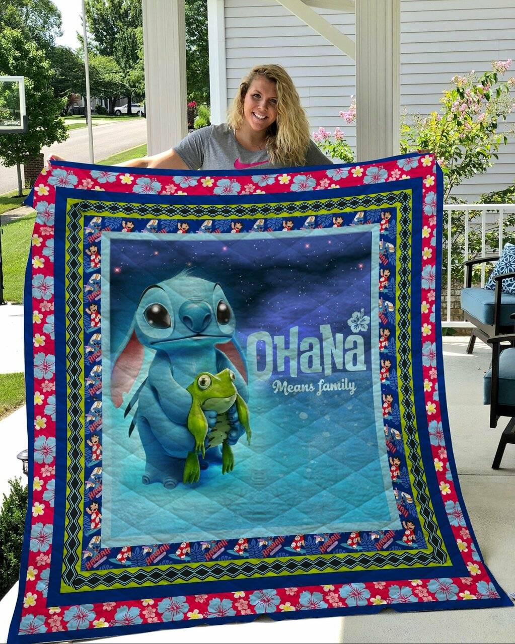 Ohana Mean Family Quilt and Home Decor