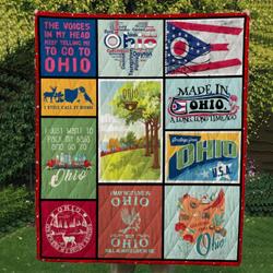 Ohio Cl14100373Mdq Quilt Blanket and Home Decor