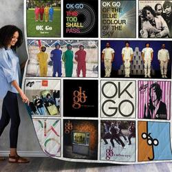 Ok Go Singles Quilt Blanket 01 and Home Decor