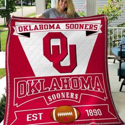 Oklahoma Sooners Quilt Blanket B050613  Quilt and Home Decor