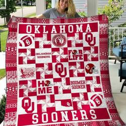 Oklahoma Sooners Quilt Blanket  Limited Quilt Blanket and Home Decor
