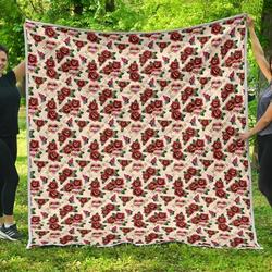 Old School Tattoo Rose Pattern K8KV2 3D Customized Quilt and Home Decor