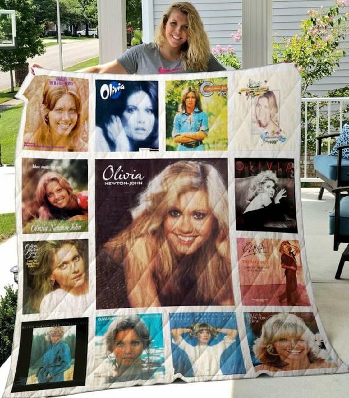 Olivia Newton-John Quilt Blanket M100603 Quilt and Home Decor
